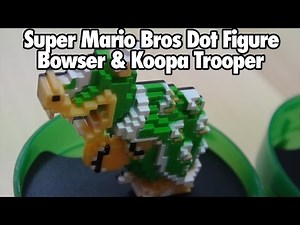 Super Mario Bros Dot Figure #5 Bowser & Koopa Troopa オリジナルスーパーマリオブラザーズドットフィギュアコレクション