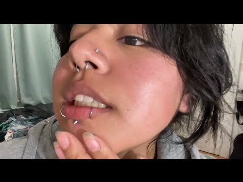 I pierced my Lip/ Labret at home 😻