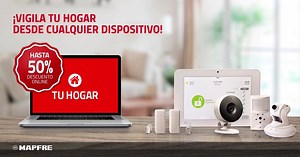 Vive en confianza protegiendo tu hogar con el sistema de Alarma Smart que incluye: 📌Seguro más asistencia 📌Cámara infraroja 📌Sensor de movimiento 📌¡y vista desde cualquier dispositivo! | MAPFRE