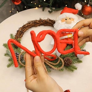How to make a handmade Santa wreath🎅 | Life and Fun Story