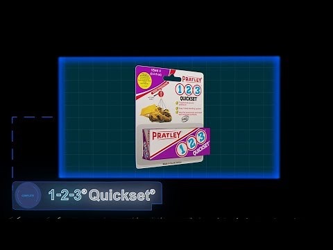 Pratley 1-2-3 Quickset® Adhesive Instructions
