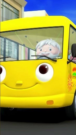 What noise do the WIPERS make? #wheels on the bus #littlebabybum #nurseryrhyme