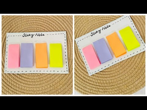 DIY Sticky note| How to make sticky note at home |diy sticky note for journaling