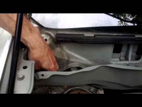 Toyota Matrix how to fix a water leak inside car from windshield