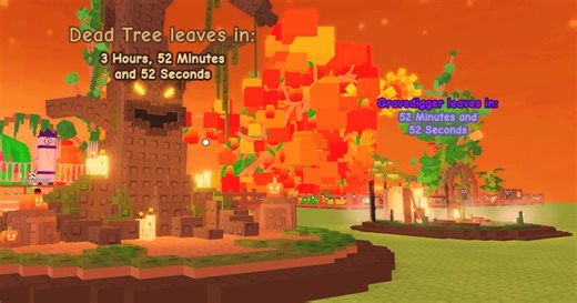 Ghoul Garden and Dead Tree event in Grow a Garden