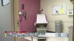 Bill that would lower cap for medical malpractice cases fails in legislature