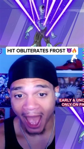 Hit VIOLATED Frost #fyp #viral #trending #anime #dragonball