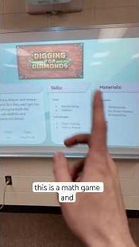 Minecraft Math Game Elementary #studentteacher #elementary