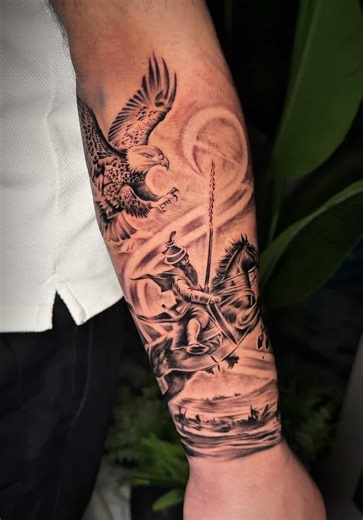 Bhai bachittar singh ji Tattoo #tattoo #brampton #tattooartist #punjab #sikh eagle concept