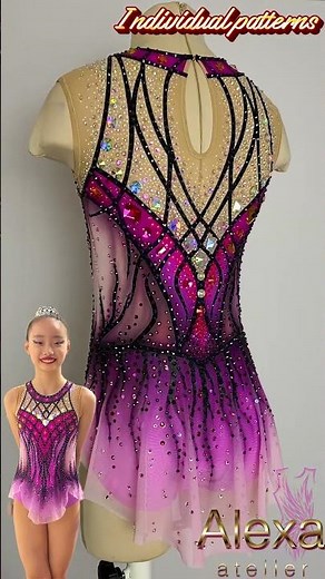 Leotard for rhytmic and acrobatic gymnastics from Alexa Atelier