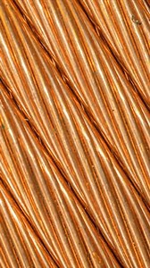 copper wires with visible details. background or texture