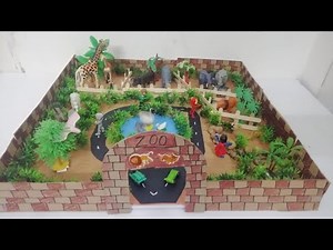 How to Make a Zoo Project for School | Easy Animal Project for Kids
