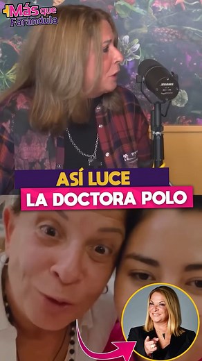 Así luce la Dra. Ana María Polo actualmente. | Más que Farándula