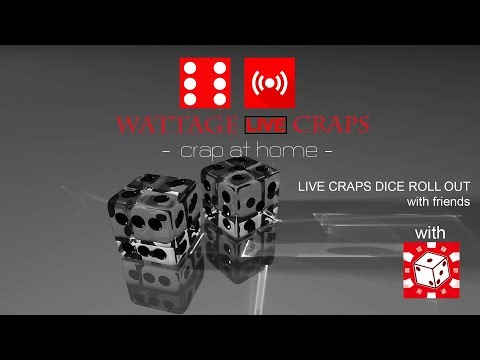 Live Craps Session with Wattage - Play along in the App