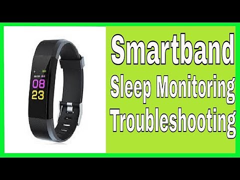Smart Band, id115 How to use the Sleep Monitoring Function