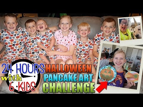 24 Hours with 6 Kids on Halloween