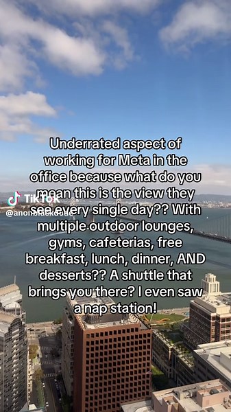 Views from the meta San Francisco office #meta #facebook #blackintech #techtok #sanfrancisco