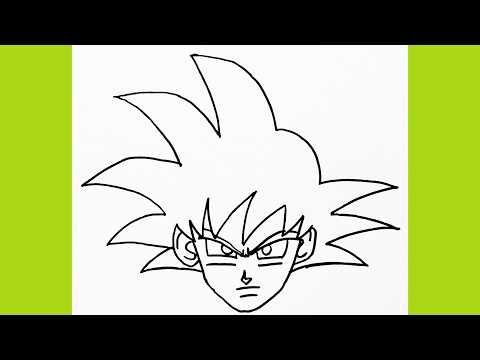 How to Draw Goku Ultra Instinct Step by Step ✏️ | Easy Anime Drawing Tutorial