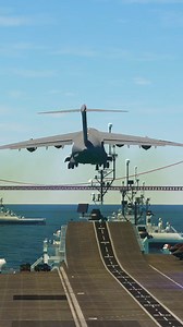 10K views · 74 reactions | American C-17 Military incredible take off from an Aircraft Carrier | IronGaming | Facebook