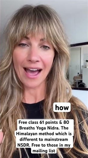 61 points & 80 breaths Yoga Nidra.