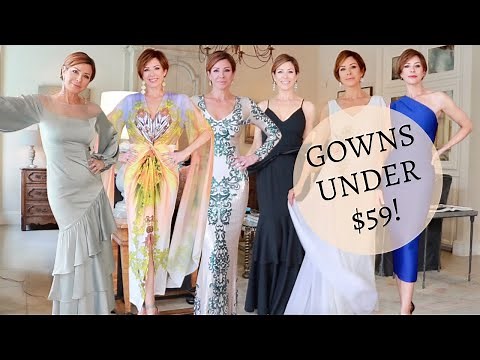 BUDGET DRESSES & Affordable Evening GOWNS Under $59! | Weddings & Special Events | Dominique Sachse