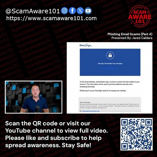 Fake DocuSign Email Scam (Phishing Email Example) - Recent Online Scams and Fake Emails