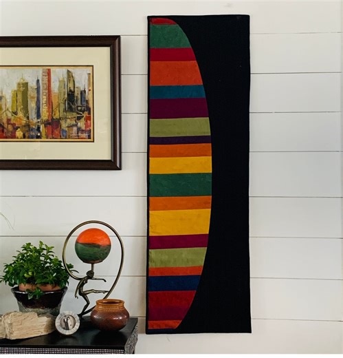 Easy Curve Quilt Pattern: Beginner Table Runner or Wall Hanging (PDF Download) - Etsy