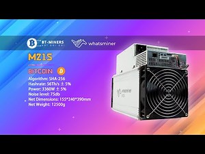 Whatsminer M21s 56TH/s Bitcoin Miner Setup.