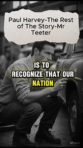 Paul Harvey-The Rest of The Story-Mr Teeter #paulharveystories #paulharveyradioshow #therestofthestory #paulharveytherestofthestory #paulharveyarchive #paulharvey | Real Fans