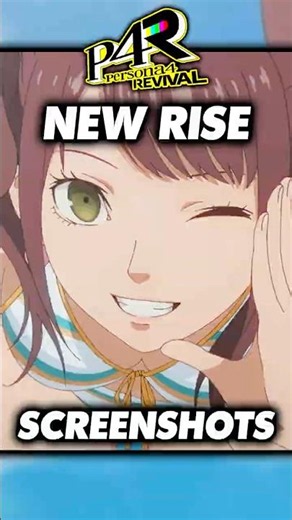 NEW Persona 4 Revival Rise Kujikawa screenshots