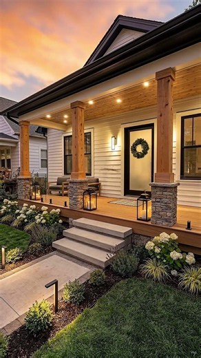 POV: Your Porch Was Rotting Away — Then Dusk Arrived and the Lights Flicked On