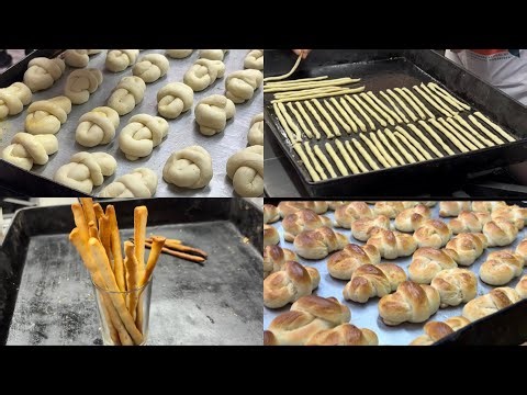Making Breadsticks & Soup Rolls | Bakery Class Recipes 🥨✨