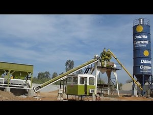 STATIONARY CONCRETE BATCHING PLANT VIDEO