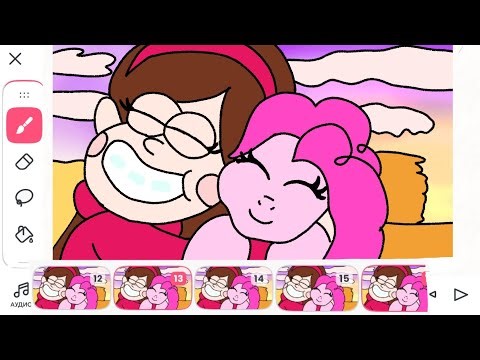 Drawing Mabel on flipaclip. ( Gravity falls )