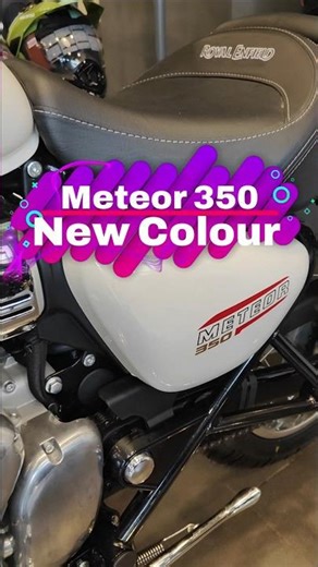 Meteor 350 Aurora Red 🍒 #meteor350 #youtubeshorts #royalenfield #bikereview