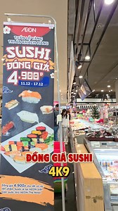 ĐI AEON LONG BIÊN CUỐI TUẦN NÀY ĂN THẢ GA SUSHI 4K9/1 VIÊN 👇👇👇 | AEON Vietnam