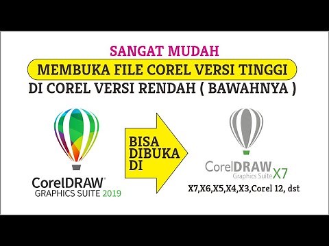 [ 5 MINUTES TO UNDERSTAND ] HOW TO OPEN A HIGHER VERSION OF COREL FILE | HOW TO OPEN A COREL 2020...