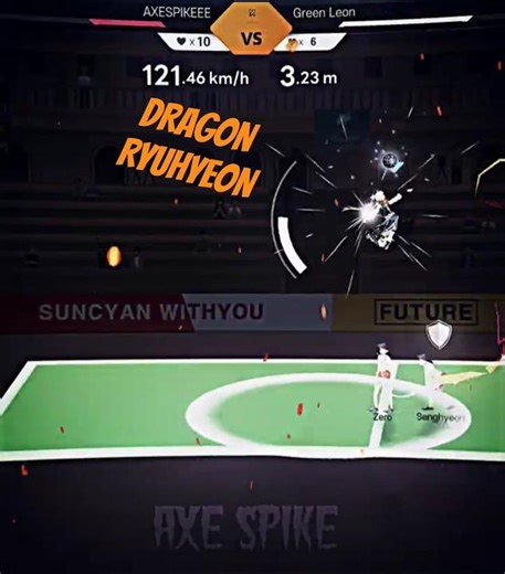 “DRAGON RYUHYEON BOOM 💥 SPIKE!