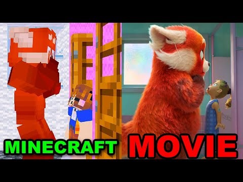 OMG Turning Red Movie In MINECRAFT!