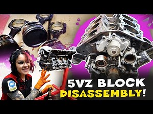 Toyota 3.4l 5VZ Block Teardown // Toyota 4Runner Engine Teardown Part 2! #Teardown #disassembly #DIY