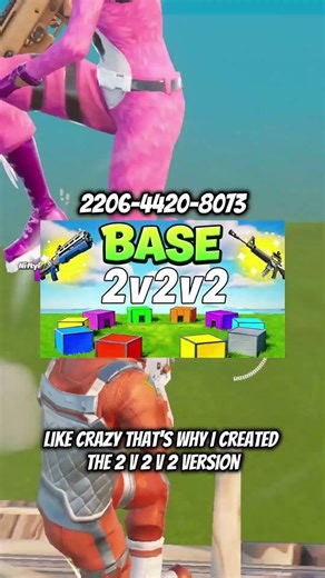 If you play this map 1v1 you absolutely have to try the new 2v2 version!!👥🎮Code Map:2206-4420-8073❤️