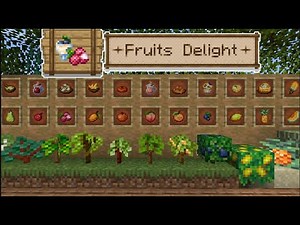 水果爱好者再次狂喜！农夫乐事水果附属！又一个国创水果模组！——你一定没玩过的模组介绍#minecraft #mc