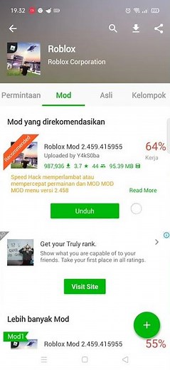 CARA DOWNLOAD ROBLOX MOD Di happymod