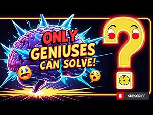 30 Impossible Riddles Only Geniuses Can Solve! 🧠💥 Hardest Quiz Challenge