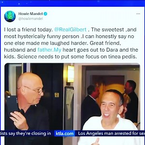 @realgilbert still making me laugh. | Howie Mandel