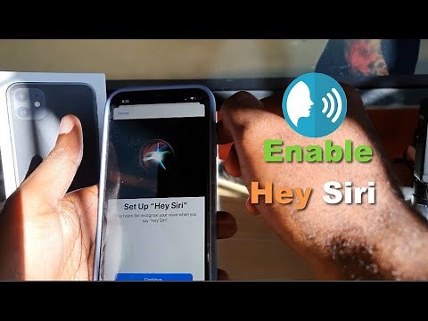 How to Set up Siri on iPhone 11