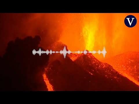 El increíble sonido de la erupción del volcán en La Palma registrado por sismógrafos