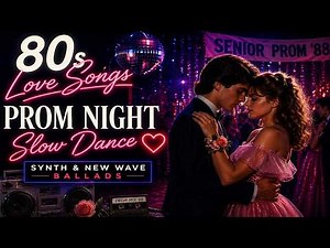Prom Night Slow Dance ❤️ | 80s Love Songs Playlist | 1 Hour Synth & New Wave Ballads