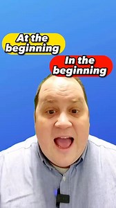 2.3M views · 50K reactions | At / in the beginning #learnenglish | English Lingo | Facebook