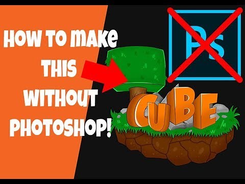 🎨How to Make a Minecraft Server Logo ⛔WITHOUT PHOTOSHOP⛔